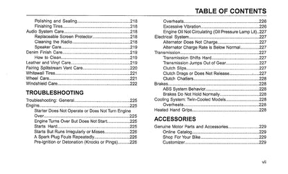 2014 Harley-Davidson Touring Owner's Manual | English