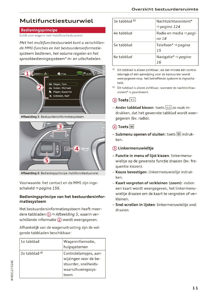 2014 - 2017 Audi A8 / S8 / S8 Plus Bedienungsanleitung | Niederländisch