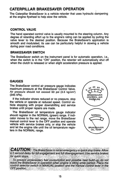 1981 - 1990 Peterbilt 379 Owner's Manual | English