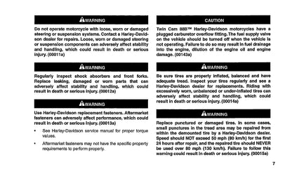 2004 Harley-Davidson Softail Owner's Manual | English