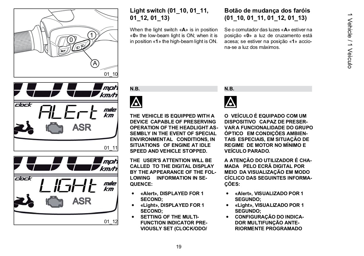 2014 Vespa 946 Owner's Manual | Multi