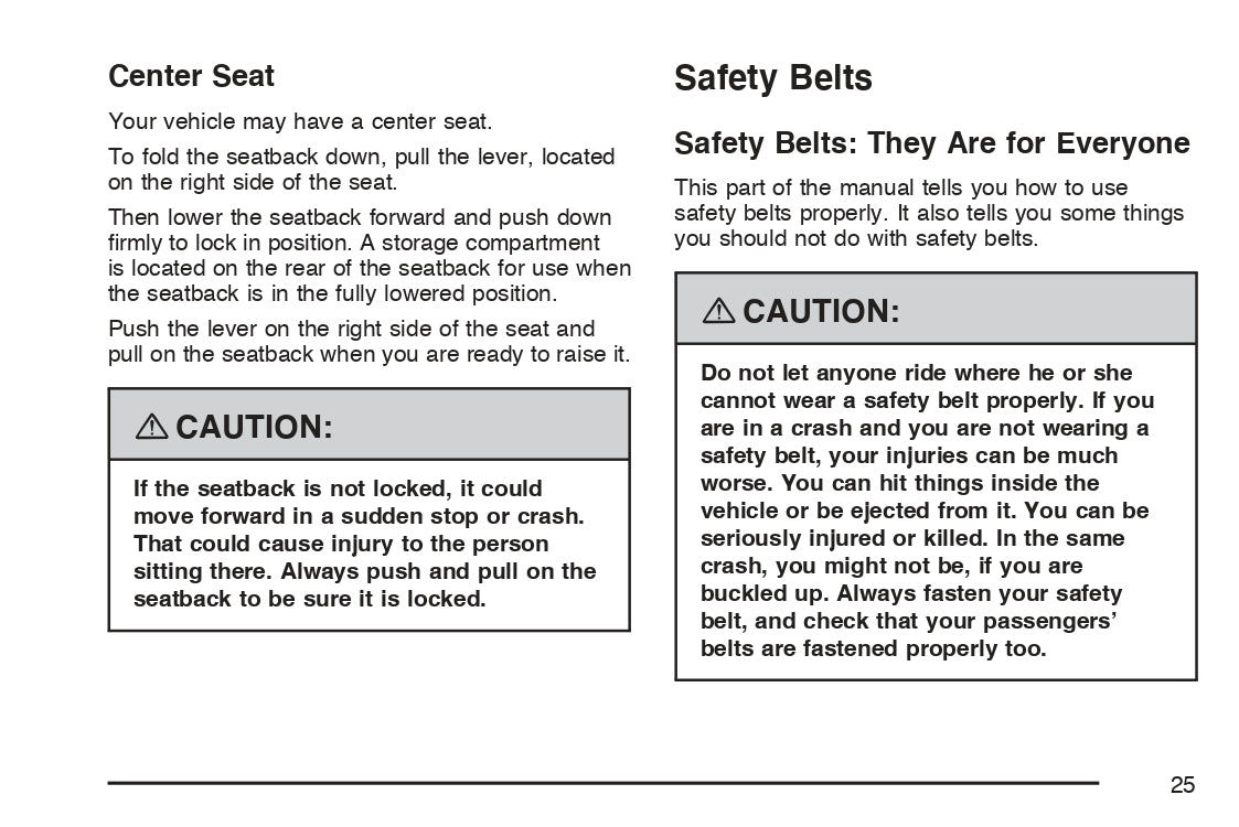 2007 Isuzu F-Series Owner's Manual | English