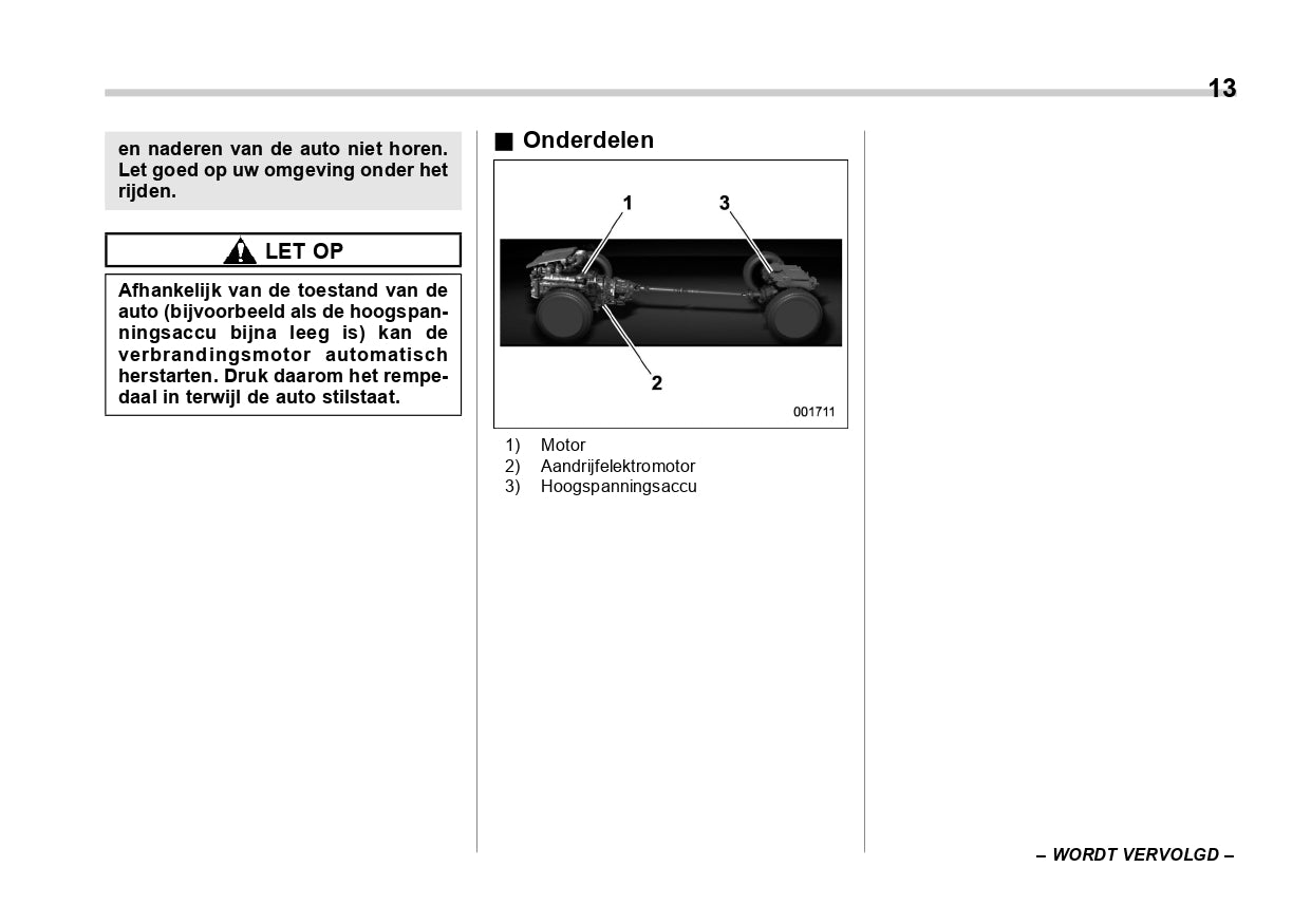 2020 Subaru Forester E-Boxer Owner's Manual | Dutch