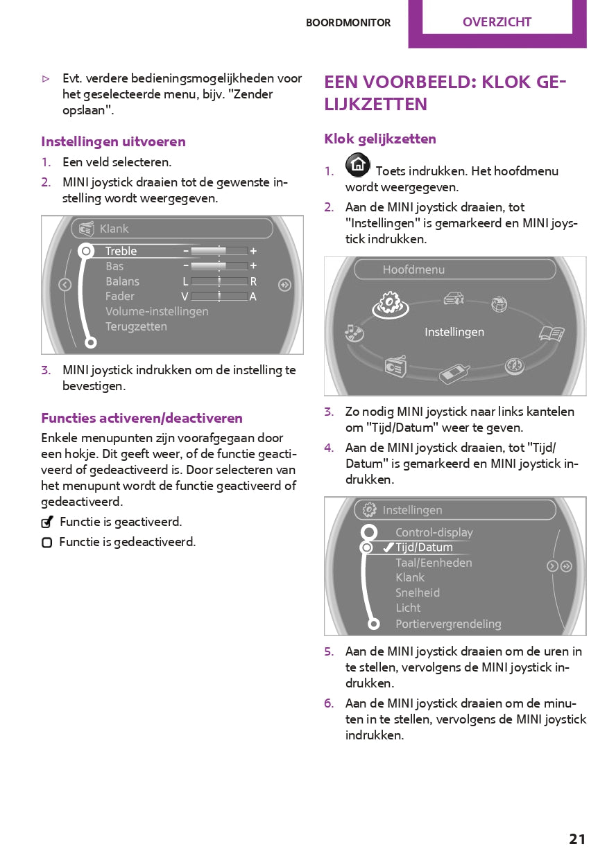 2014 Mini Countryman / Paceman Owner's Manual | Dutch