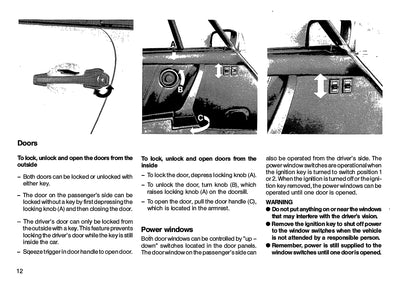 1986 Porsche 911 Turbo / Carerra Owner's Manual | English