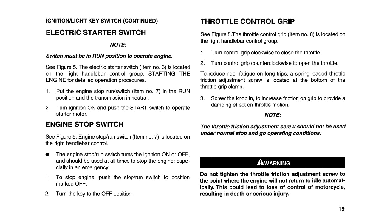 1999 Harley-Davidson FXR3 Owner's Manual | English