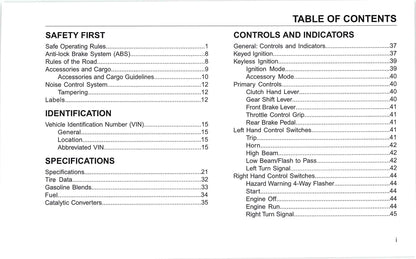 2016 Harley-Davidson Sportster Owner's Manual | English