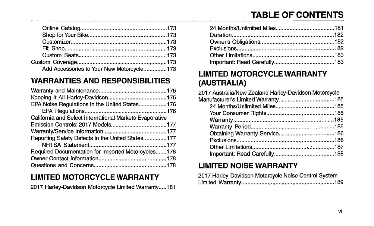 2017 Harley-Davidson FXSE Owner's Manual | English