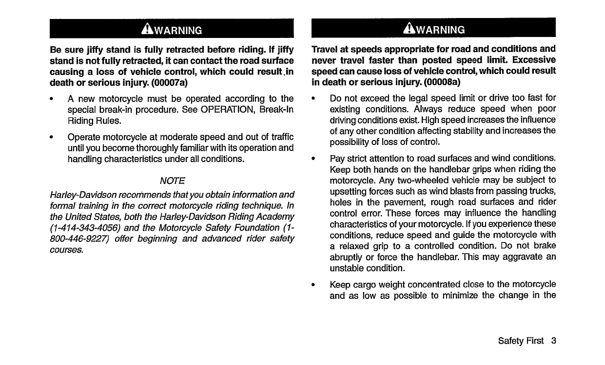 2017 Harley-Davidson FXSE Owner's Manual | English