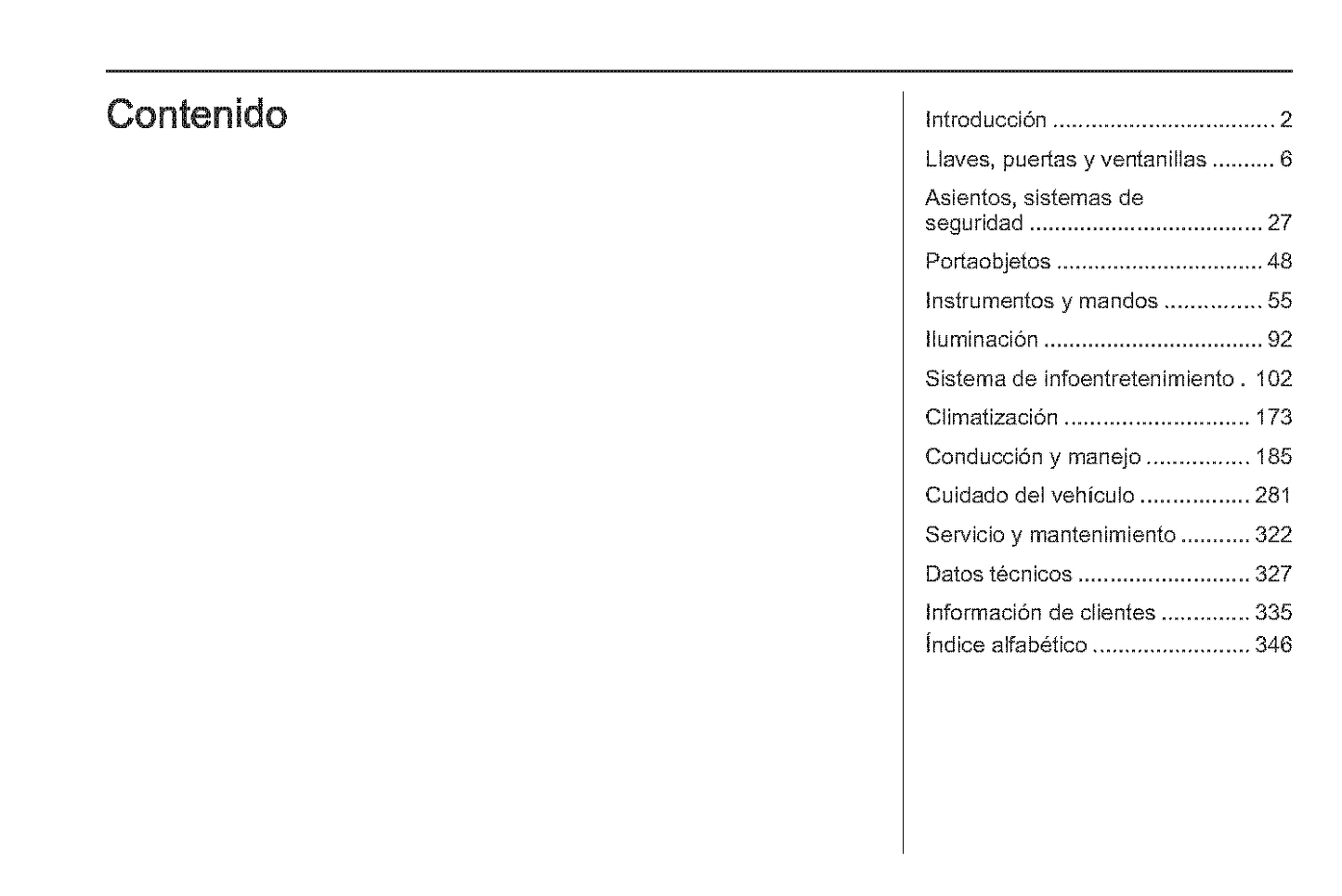 2023 Opel Corsa Owner's Manual | Spanish