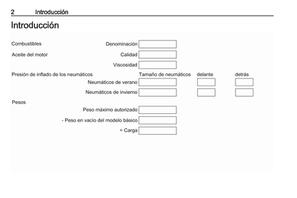 2023 Opel Corsa Owner's Manual | Spanish