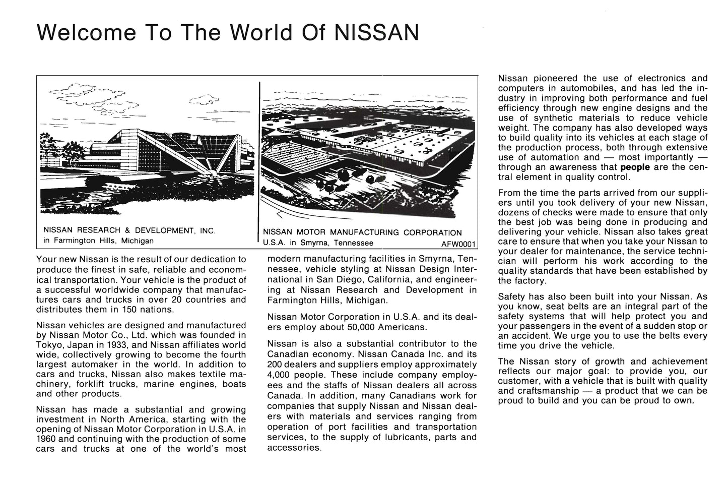 1995 Nissan 300ZX Owner's Manual | English