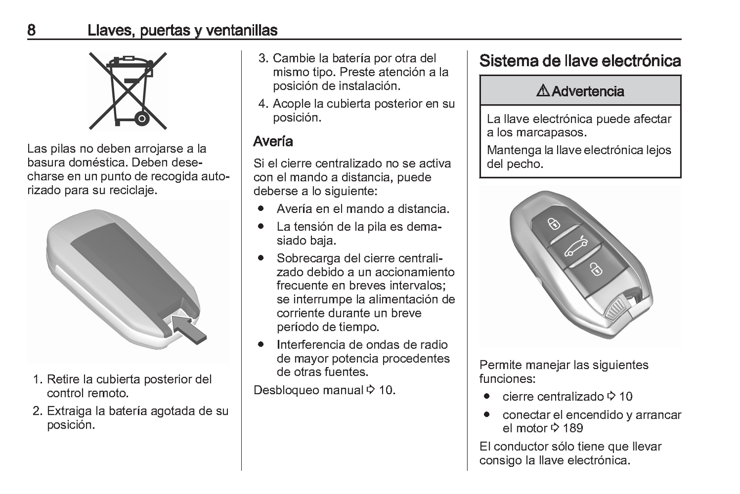 2023 Opel Corsa Owner's Manual | Spanish