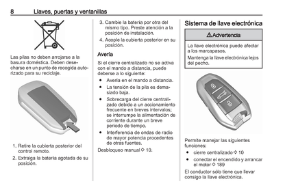2023 Opel Corsa Owner's Manual | Spanish