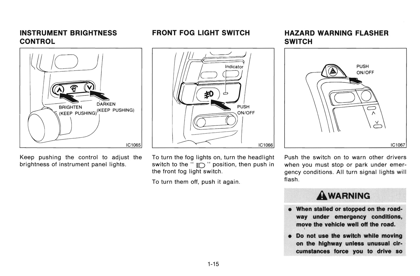 1995 Nissan 300ZX Owner's Manual | English