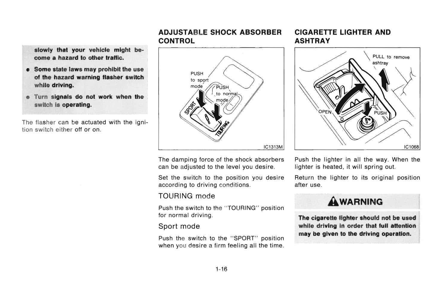 1995 Nissan 300ZX Owner's Manual | English