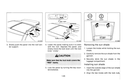 1995 Nissan 300ZX Owner's Manual | English