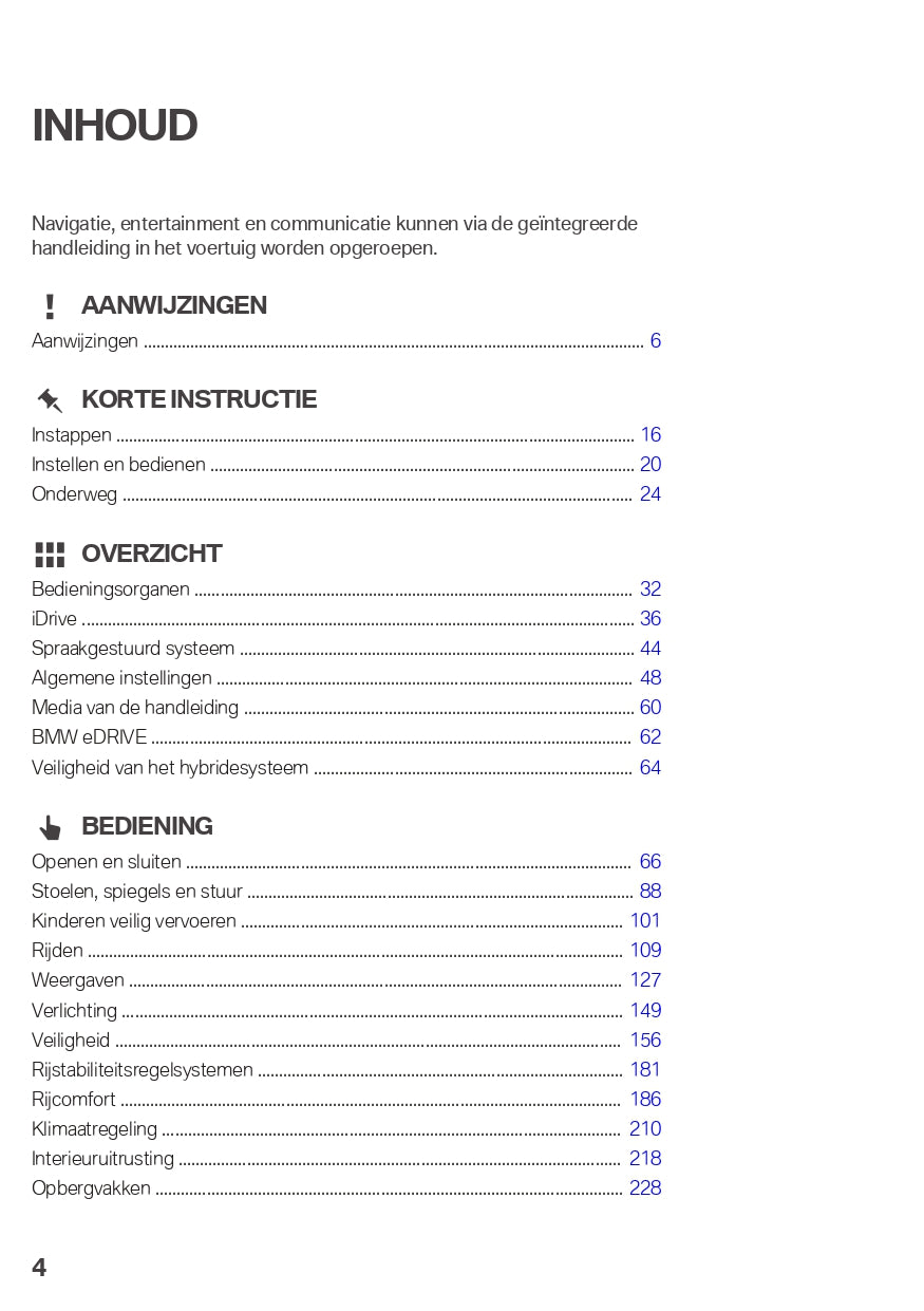 2022 BMW X2 Plug-In Hybrid Owner's Manual | Dutch