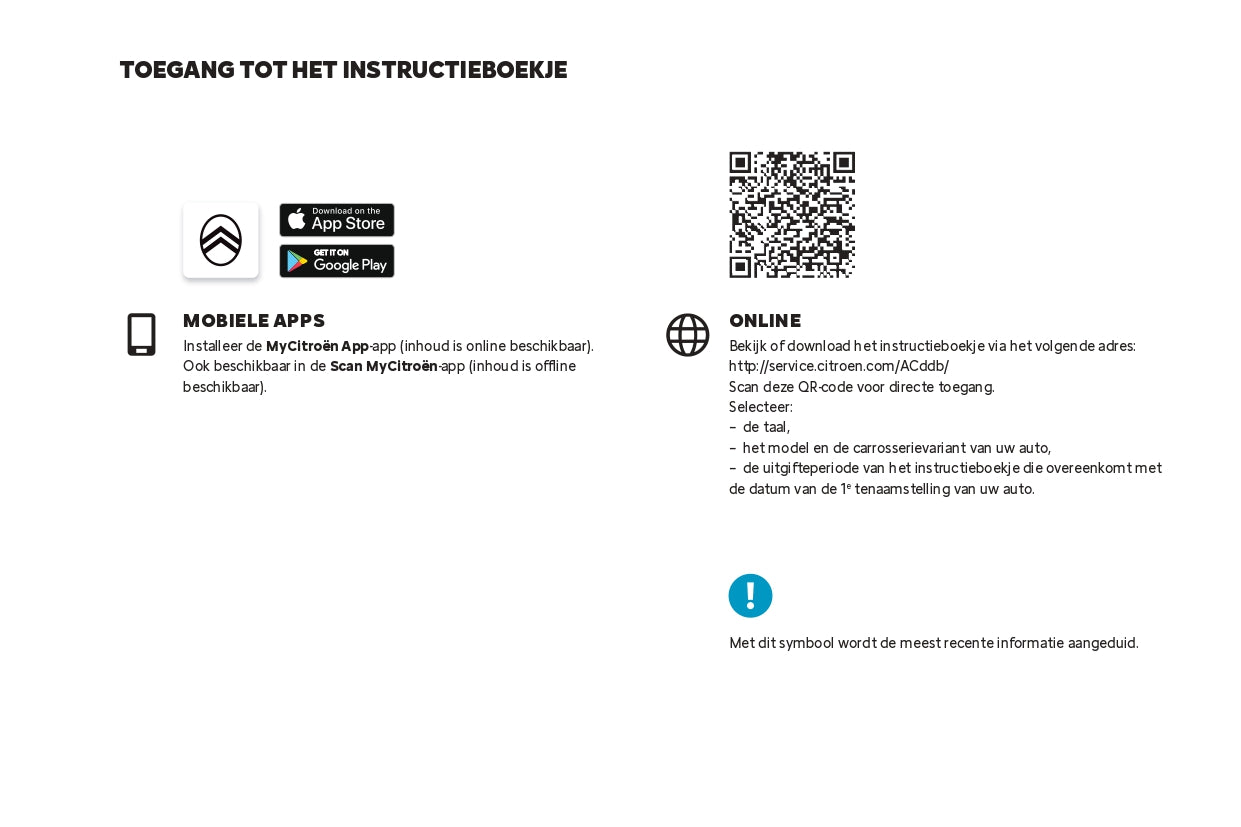 2024 Citroën C3 Owner's Manual | Dutch