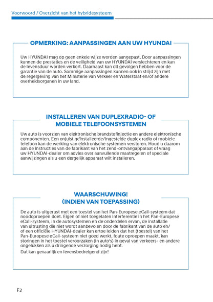 2023 Hyundai Tucson Hybrid/Plug-in Hybrid Bedienungsanleitung | Niederländisch