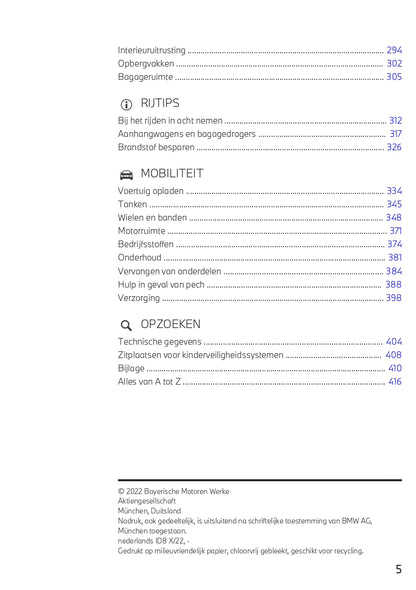 2023 BMW 2 serie Active Tourer 225XE Owner's Manual | Dutch