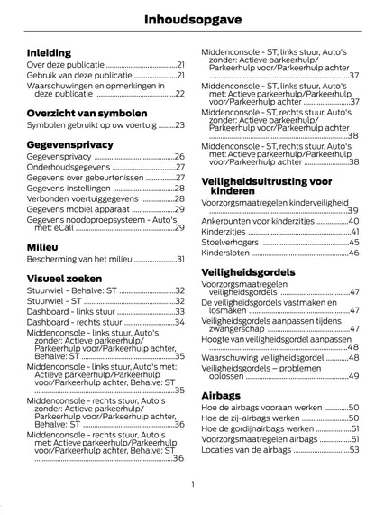 2022-2023 Ford Puma Bedienungsanleitung | Niederländisch