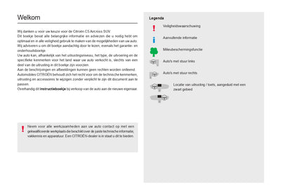 2022-2024 Citroën C5 Aircross Owner's Manual | Dutch