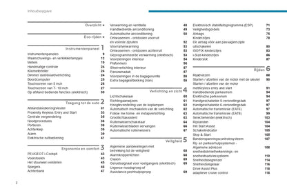 2019-2020 Peugeot 208/e-208 Bedienungsanleitung | Niederländisch