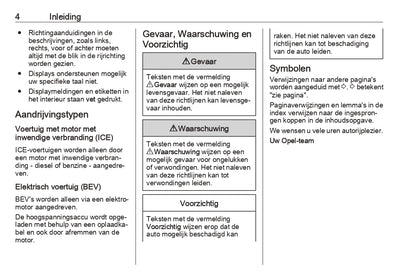 2023 Opel Combo Owner's Manual | Dutch