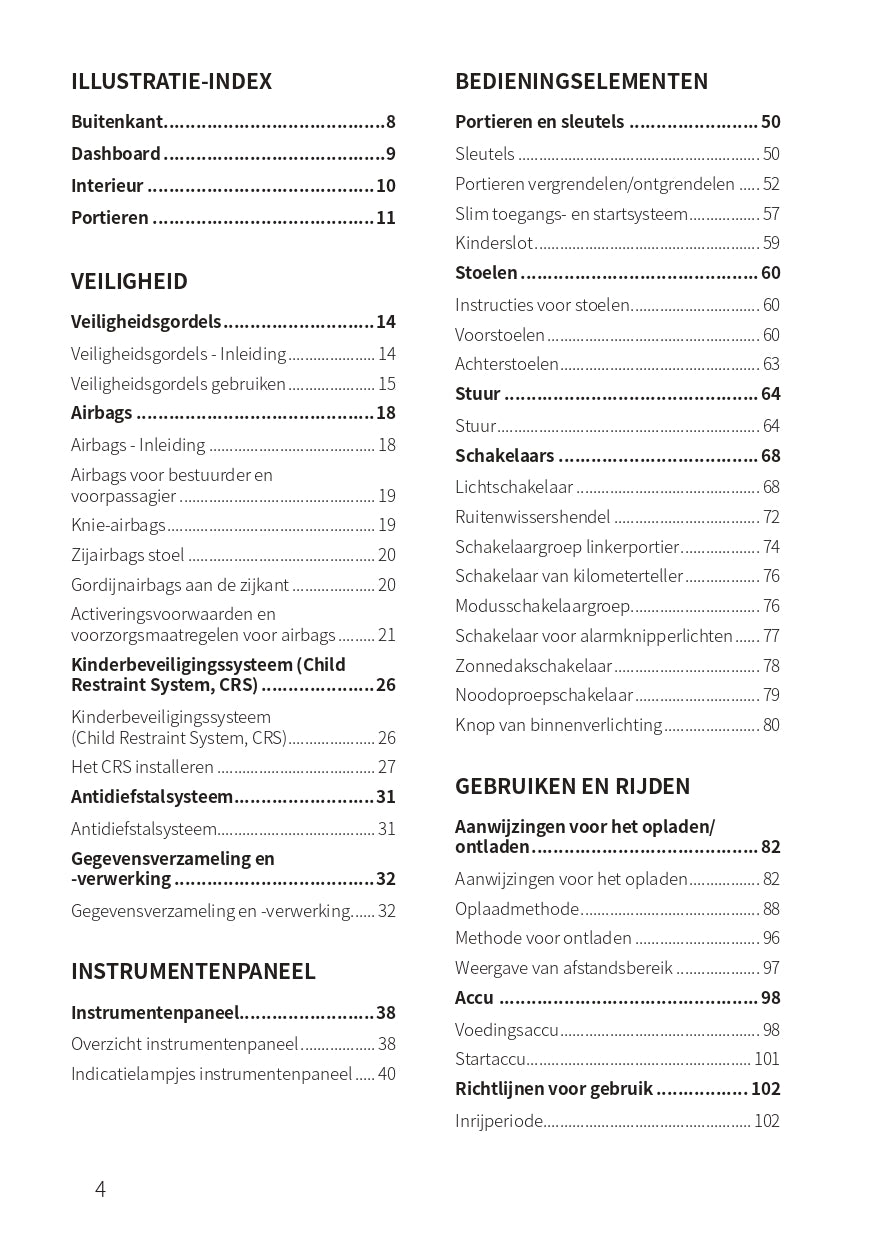 2023-2024 BYD Han EV Bedienungsanleitung | Niederländisch