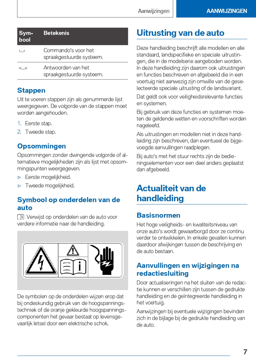 2021 BMW X1 Plug-in-Hybrid Owner's Manual | Dutch