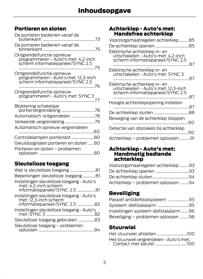 2022-2023 Ford Puma Bedienungsanleitung | Niederländisch