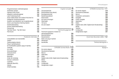 2022-2024 Citroën C5 Aircross Owner's Manual | Dutch