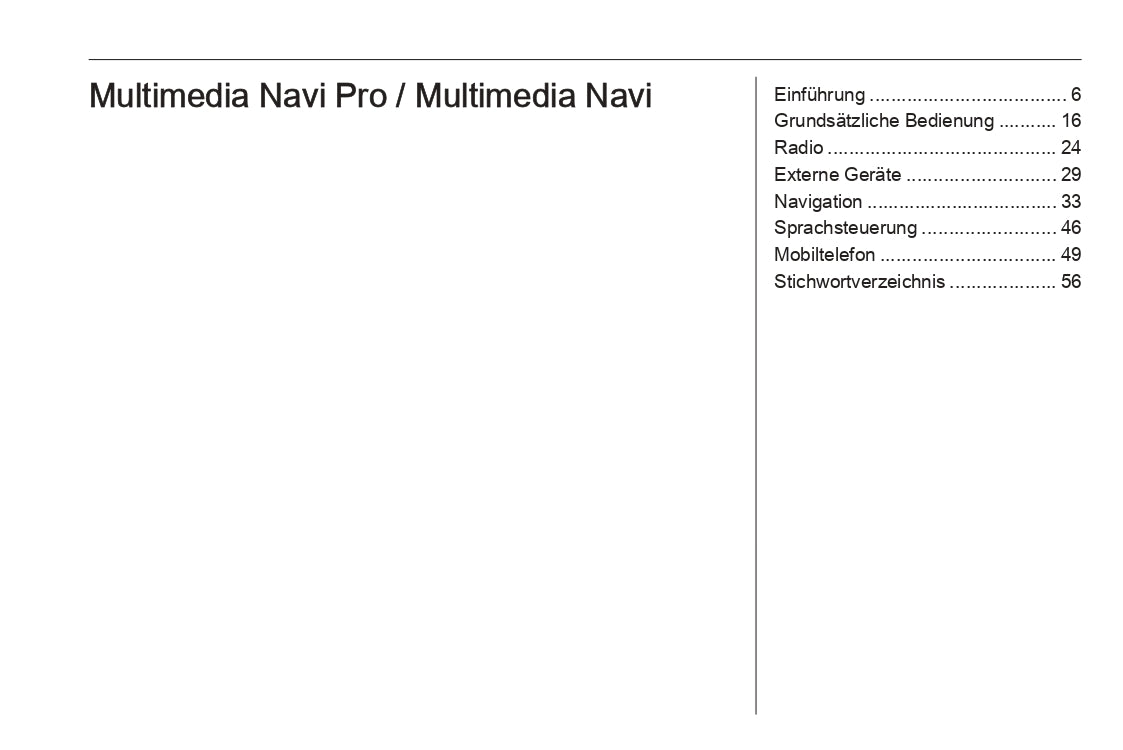 2020-2023 Opel Mokka / Mokka-e Infotainment Manual | German