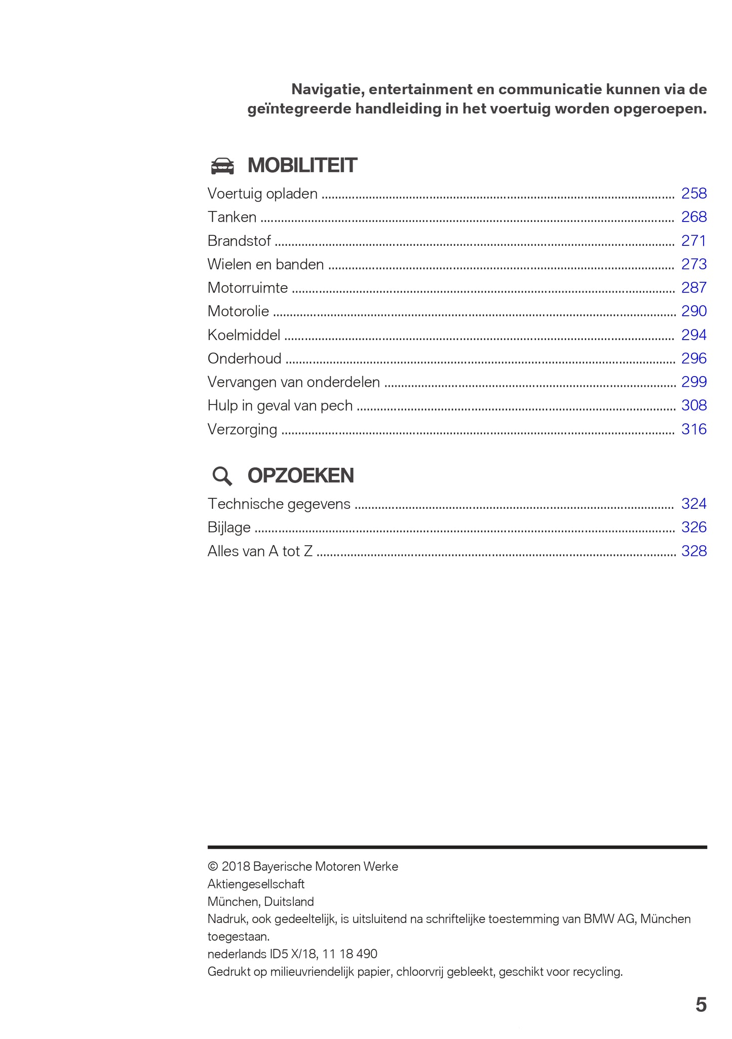 2018 BMW 2 serie Active Tourer 225XE Sport Line Owner's Manual | Dutch