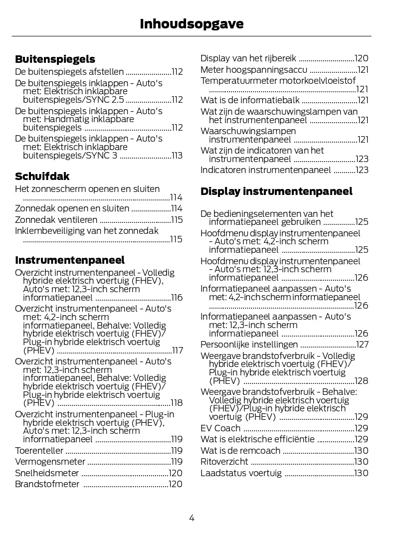 2022-2023 Ford Kuga Bedienungsanleitung | Niederländisch