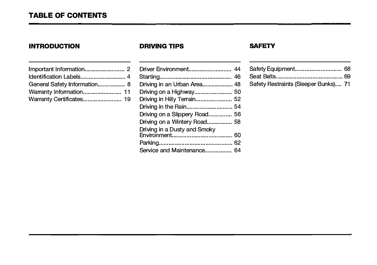 2015-2018 Mack Pinnacle Owner's Manual | English