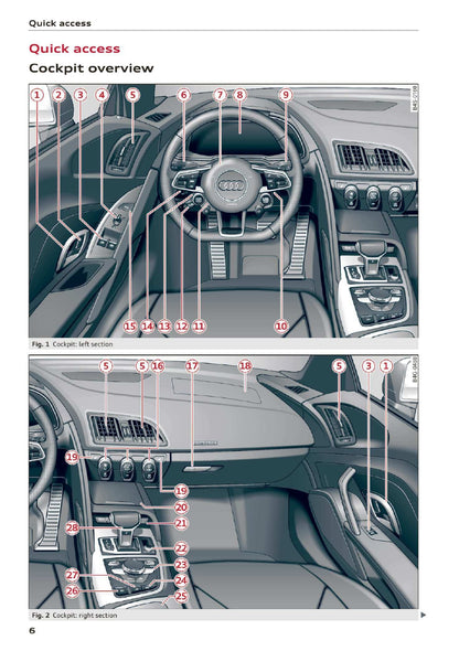 2020 Audi R8 Owner's Manual | English