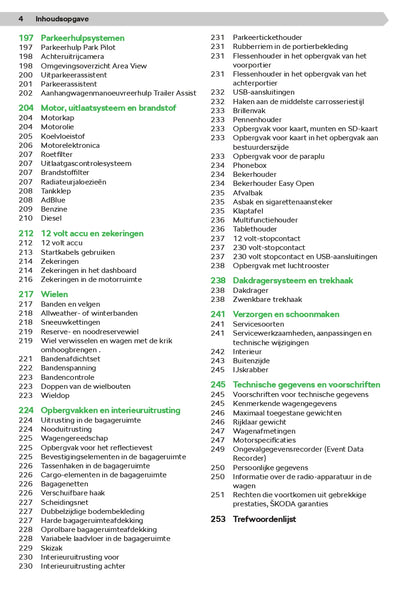 2020-2021 Skoda Karoq Owner's Manual | Dutch