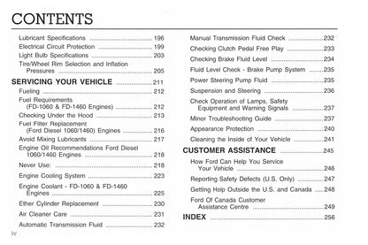 1998 Ford F&B Diesel Owner's Manual | English