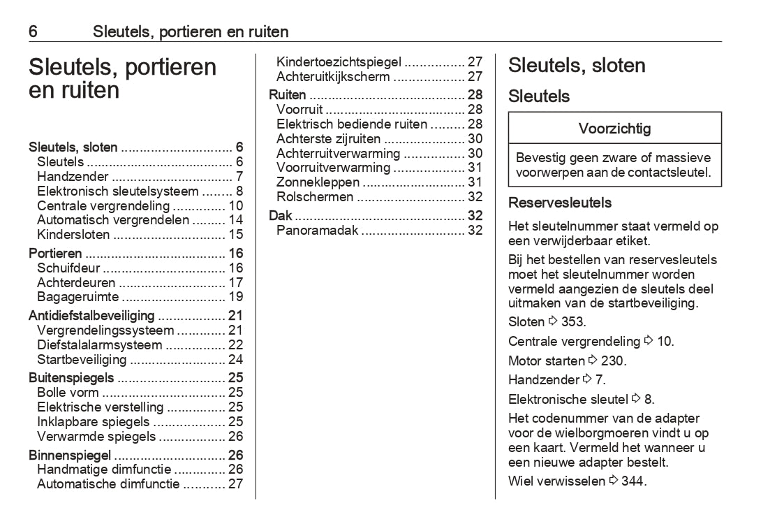 2023 Opel Combo Owner's Manual | Dutch