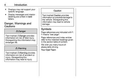 2022-2023 Opel Astra Owner's Manual | English