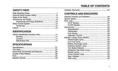 2015 Harley-Davidson Police Models Owner's Manual | English