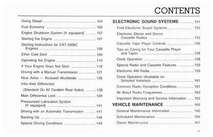 1997 Ford L-Series Owner's Manual | English