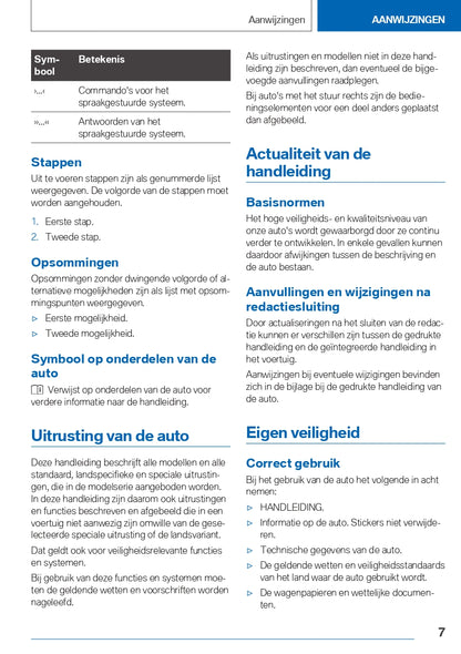 2020-2021 BMW X3 Owner's Manual | Dutch