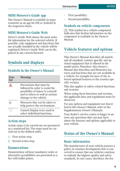 2021 Mini Hardtop 2 Door/4 Door Owner's Manual | English