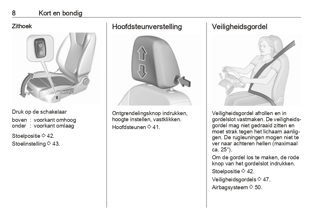 2019 Opel Crossland X Owner's Manual | Dutch