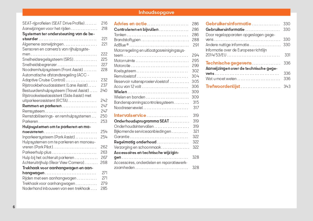 2022 Seat Arona Owner's Manual | Dutch