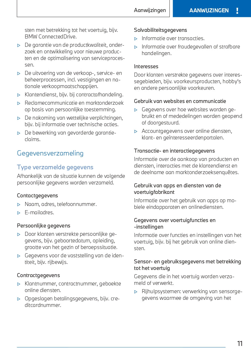 2022 BMW 2 Series Active Tourer Owner's Manual | Dutch