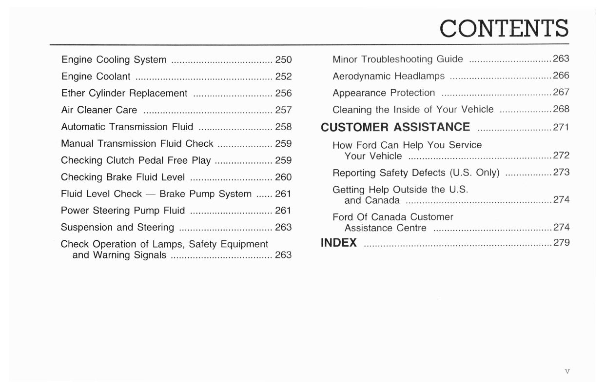 1997 Ford L-Series Owner's Manual | English